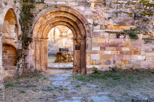 Ruins of the Santa Maria de Moreruela monastery from the 12th century. Zamora, Spain. photo
