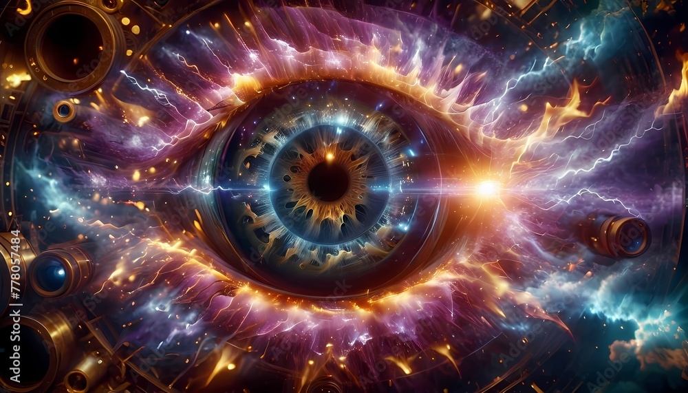 Generative AI. a close up of an eye. The eye has a lot of detail Generative AI. a close up of an eye. The eye has a lot of detail