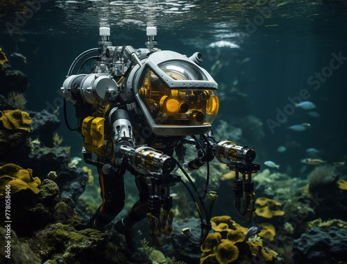 The synergy of Scuba Diving and Robotics as divers equipped with robotic assistants uncover the mysteries of the deep