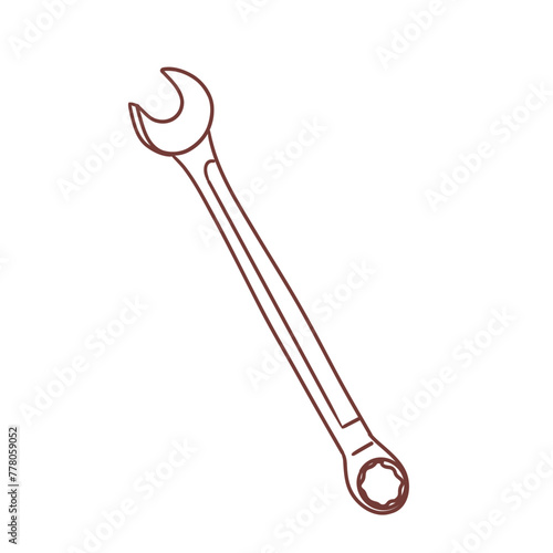 Combination wrench illustration