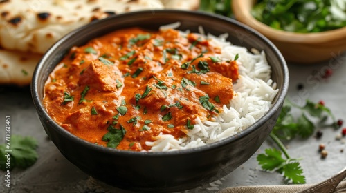 Plate of Food With Rice and Meat