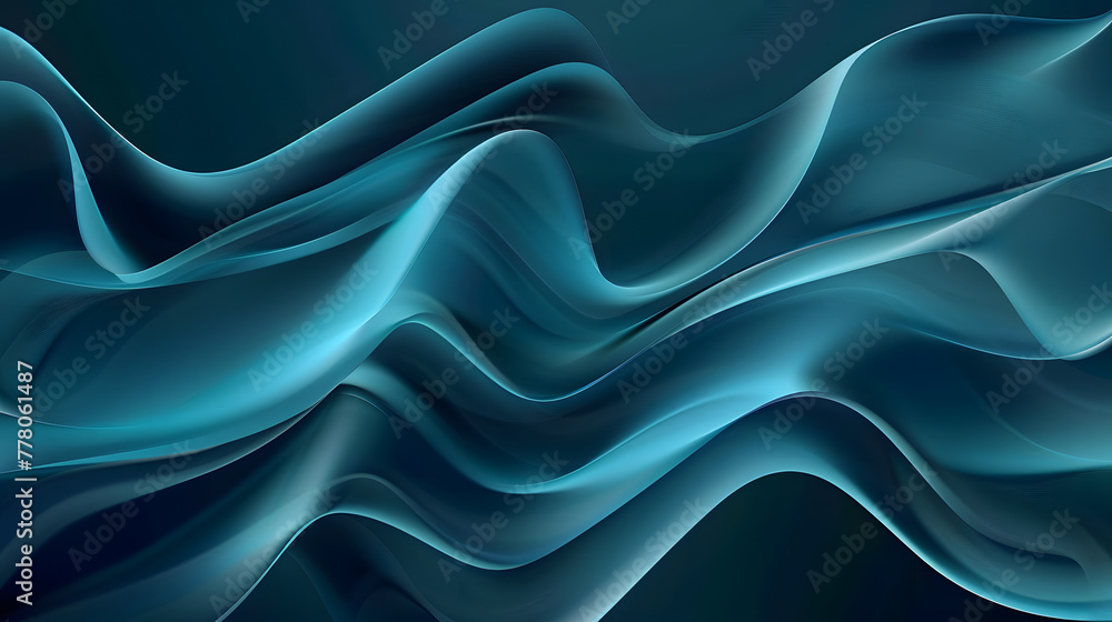Dark blue background with abstract wavy lines Dark blue background with abstract wavy lines