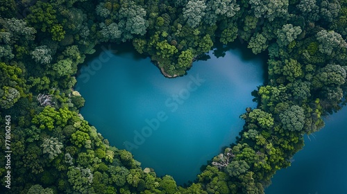 love world concept with heart shape 