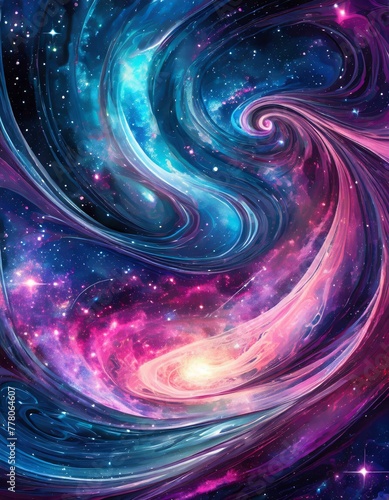 A mesmerizing abstract background inspired by cosmic phenomena