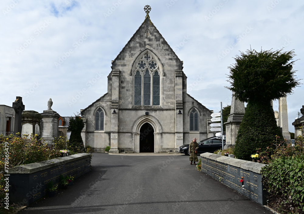 Three Century old church and cemetery in Ireland. 