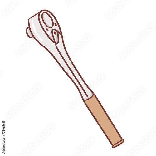 Socket wrench illustration