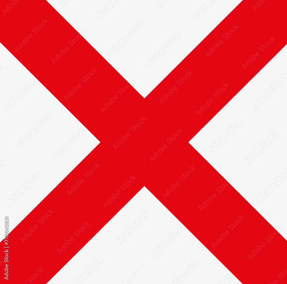 Fototapeta premium Lettre V du Code maritime international