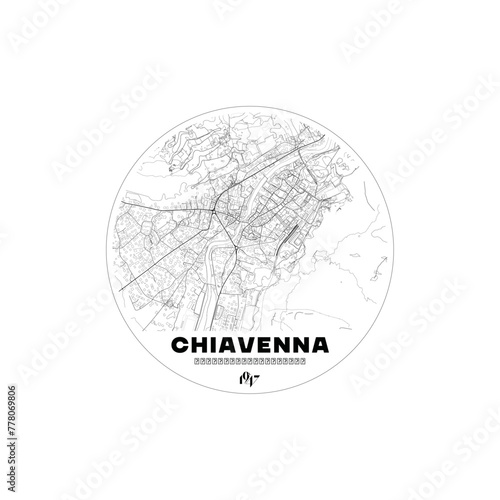 Map of Chiavenna