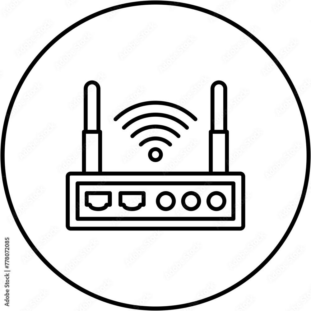 Router device Icon Router device Icon