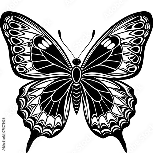   Butterfly vector illustration.    © Abul Kalam