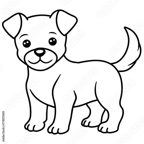  Dog vector illustration. 