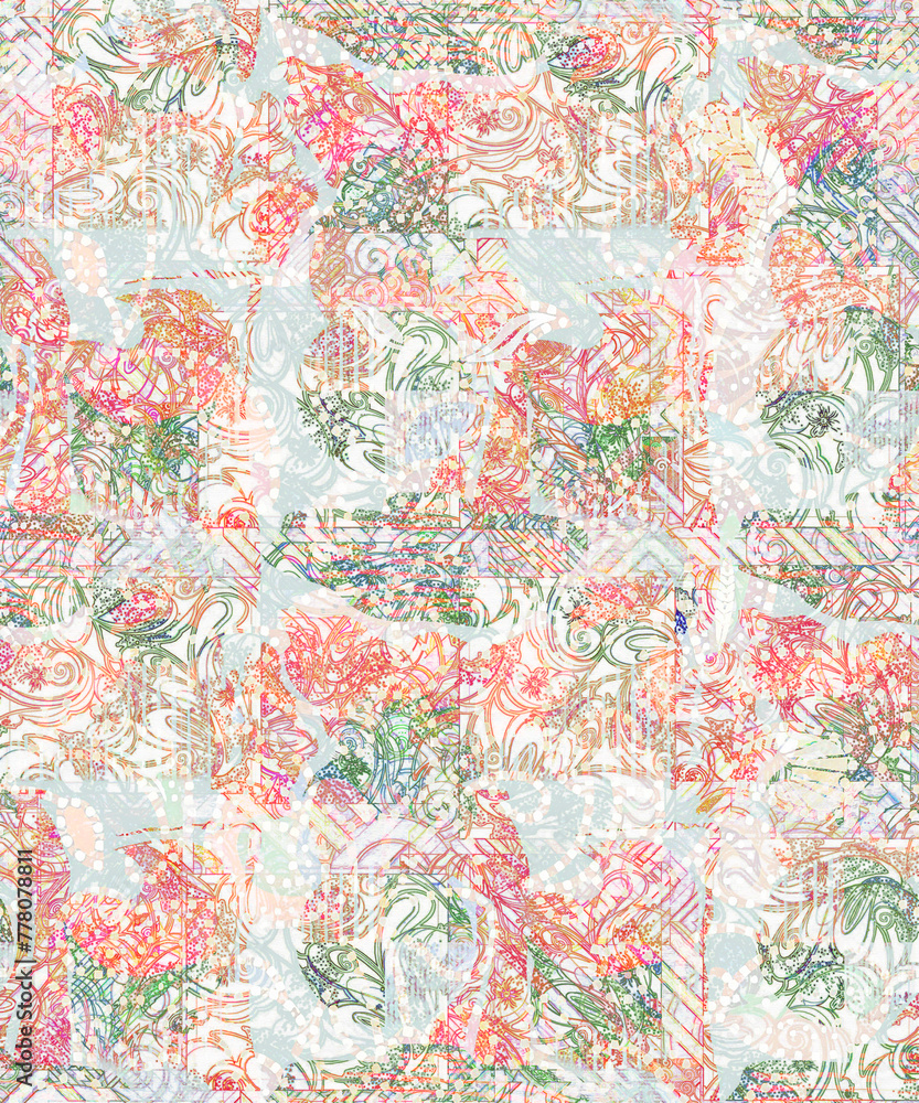seamless pattern with flowers wallpaper design seamless pattern with flowers wallpaper design