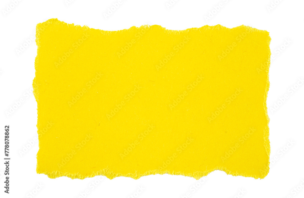 blank yellow note paper frame with torn ripped edges isolated on a transparent background, textured graphic element blank yellow note paper frame with torn ripped edges isolated on a transparent background, textured graphic element