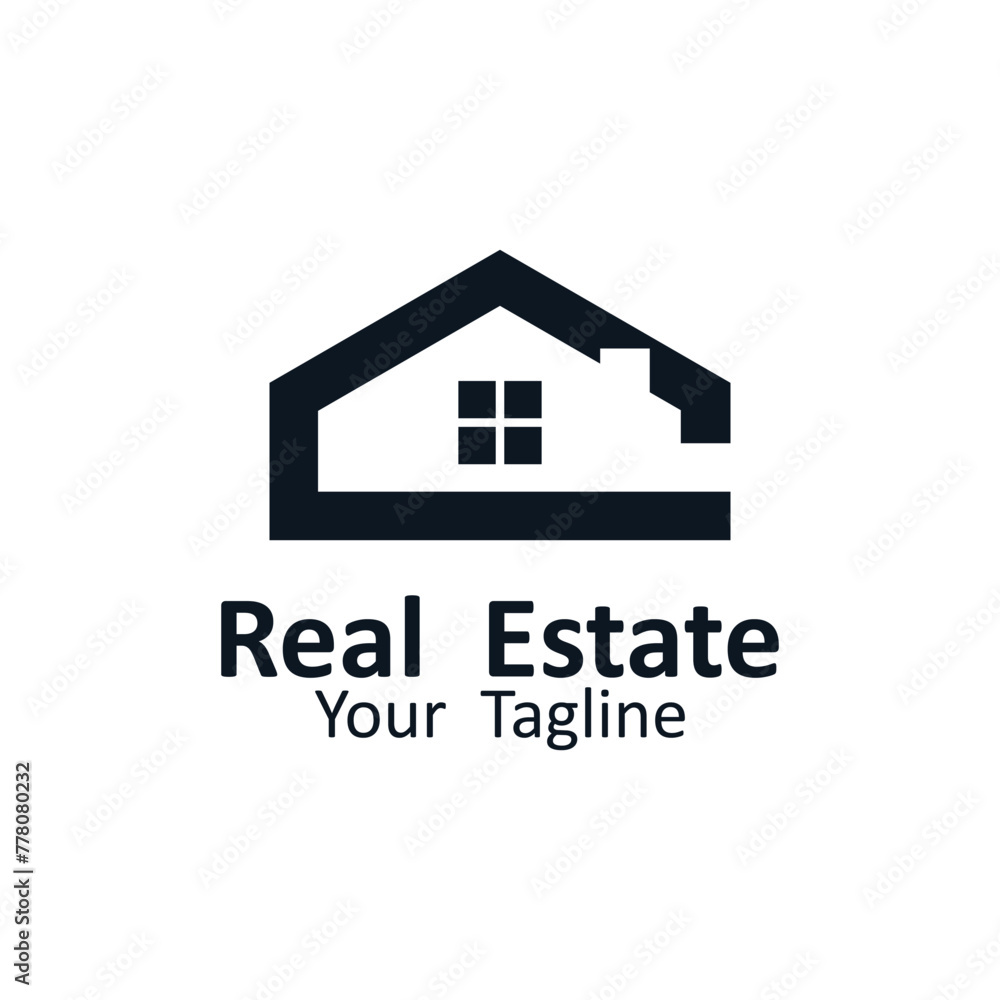 Real estate logo. This logo is ideal for real estate company, property development company and similar. Real estate logo. This logo is ideal for real estate company, property development company and similar.