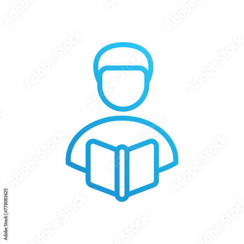 Self Study vector icon