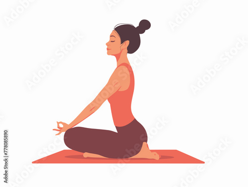 colorful restorative yoga session