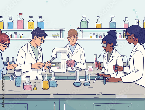 the chemistry lab