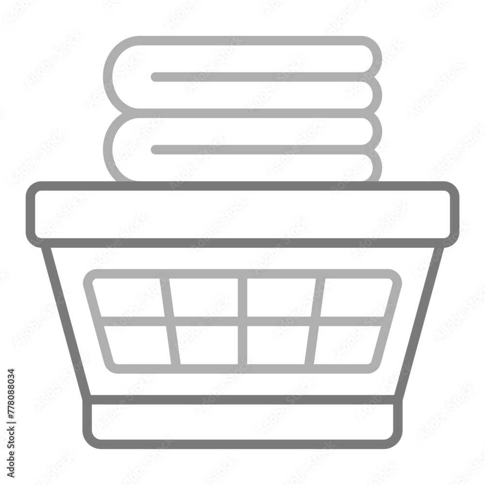 Laundry Basket Icon Laundry Basket Icon