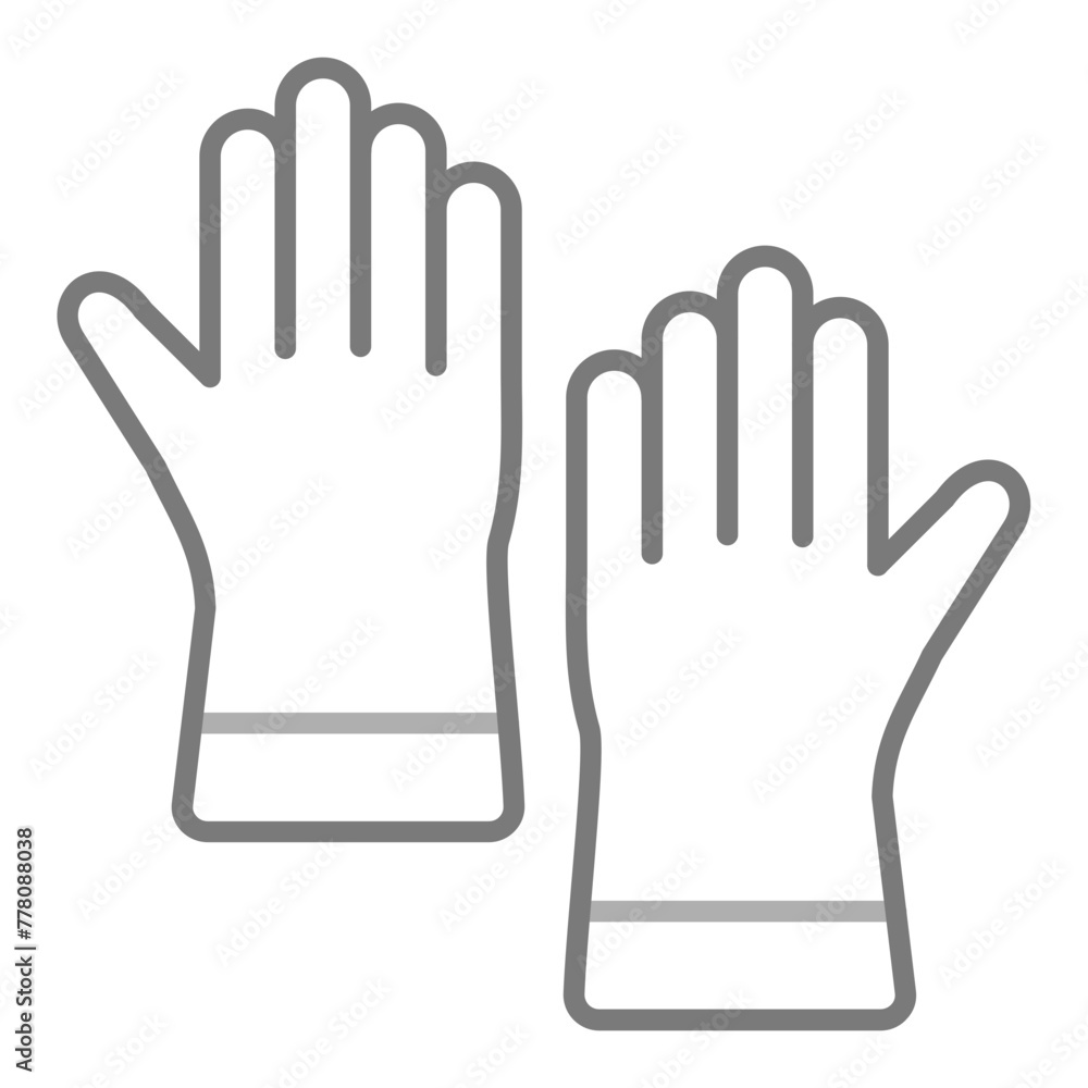 Cleaning Gloves Icon Cleaning Gloves Icon