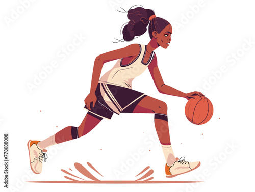 determined athlete training on school grounds.