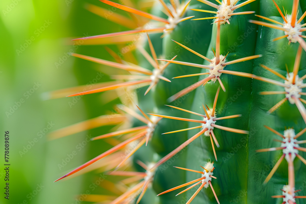 Close up of spines on cactus background. Close up of spines on cactus background.