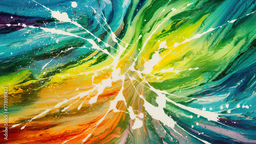 Colorful abstract watercolor paint background illustration. Background for banner, poster, Web and packaging.