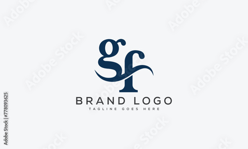 letter GF logo design vector template design for brand