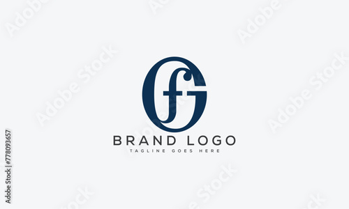 letter GF logo design vector template design for brand