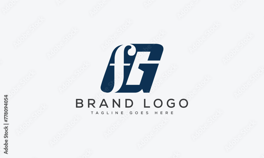 letter GF logo design vector template design for brand