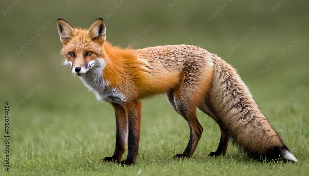 A-Fox-With-Its-Tail-Wrapped-Around-Its-Body- 2