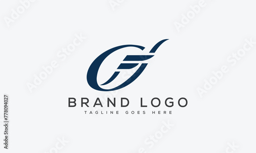 letter GF logo design vector template design for brand
