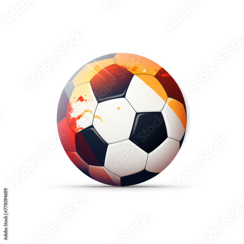 Soccer tv symbol logo template illustration on white background