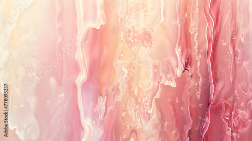 Abstract watercolor background. Watercolor effect, with liquified streams of champagne, beige, pink pastel, and ivory colors flowing wallpaper. 