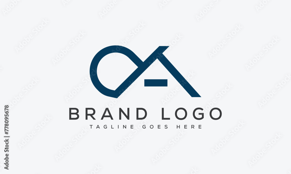 letter OA logo design vector template design for brand letter OA logo design vector template design for brand