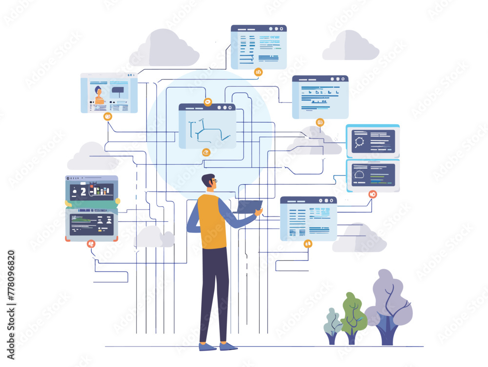 animated programmer deploys a new application on a cloud platform animated programmer deploys a new application on a cloud platform