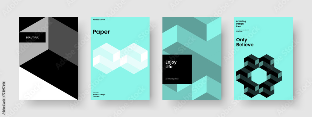 Geometric Flyer Layout. Creative Business Presentation Template. Modern Poster Design. Banner. Report. Book Cover. Background. Brochure. Leaflet. Pamphlet. Handbill. Portfolio. Notebook