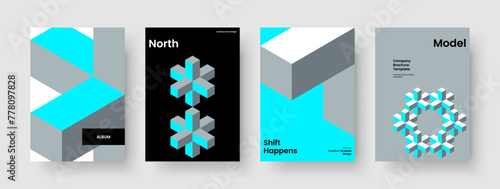 Geometric Flyer Design. Abstract Brochure Template. Isolated Book Cover Layout. Background. Banner. Business Presentation. Poster. Report. Brand Identity. Portfolio. Newsletter. Advertising
