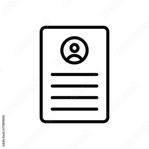 Applicant vector icon