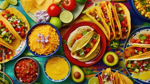 Savor the flavors of mexican cuisine: a culinary journey of vibrant spices and traditional food delights showcasing the rich and diverse tapestry of mexican culture © Ruslan Batiuk