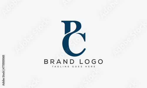 letter BC logo design vector template design for brand