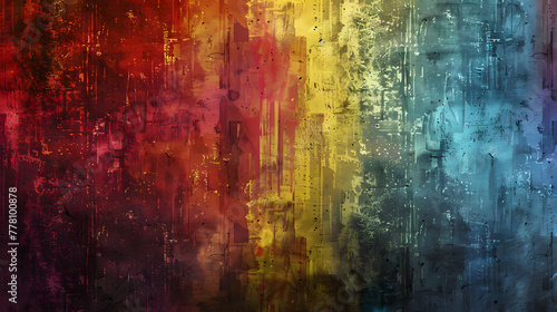 Abstract grunge background with rainbow color