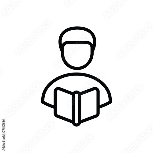Self Study vector icon