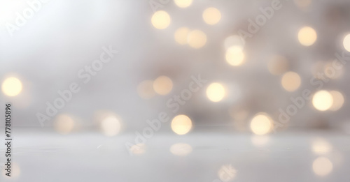 abstract white bokeh background