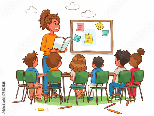 lively classroom animated discussion.