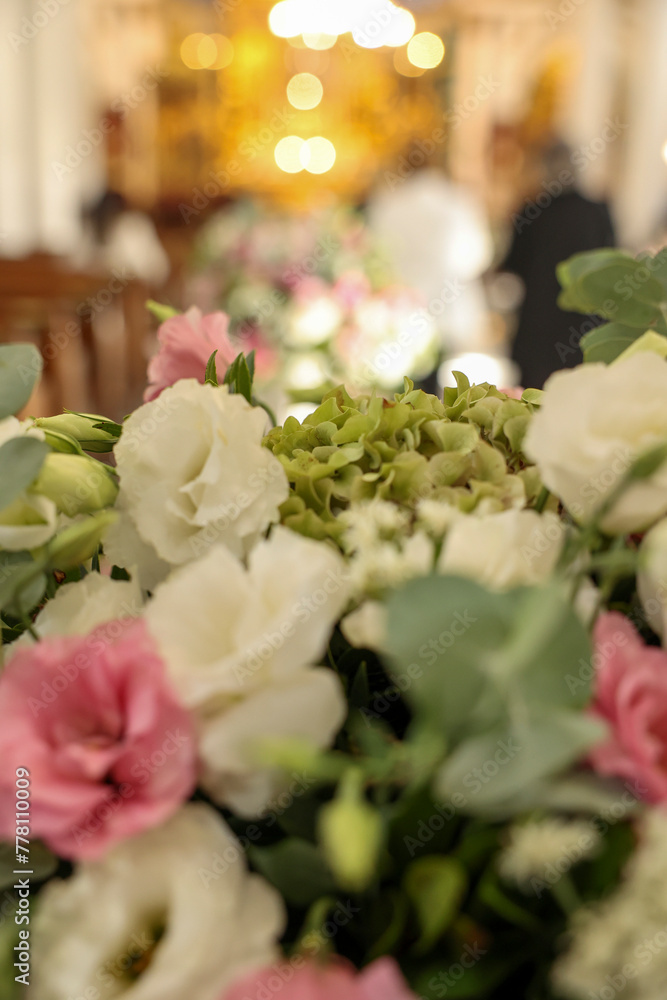 Wedding decoration and floral decorations. Wedding decoration and floral decorations.