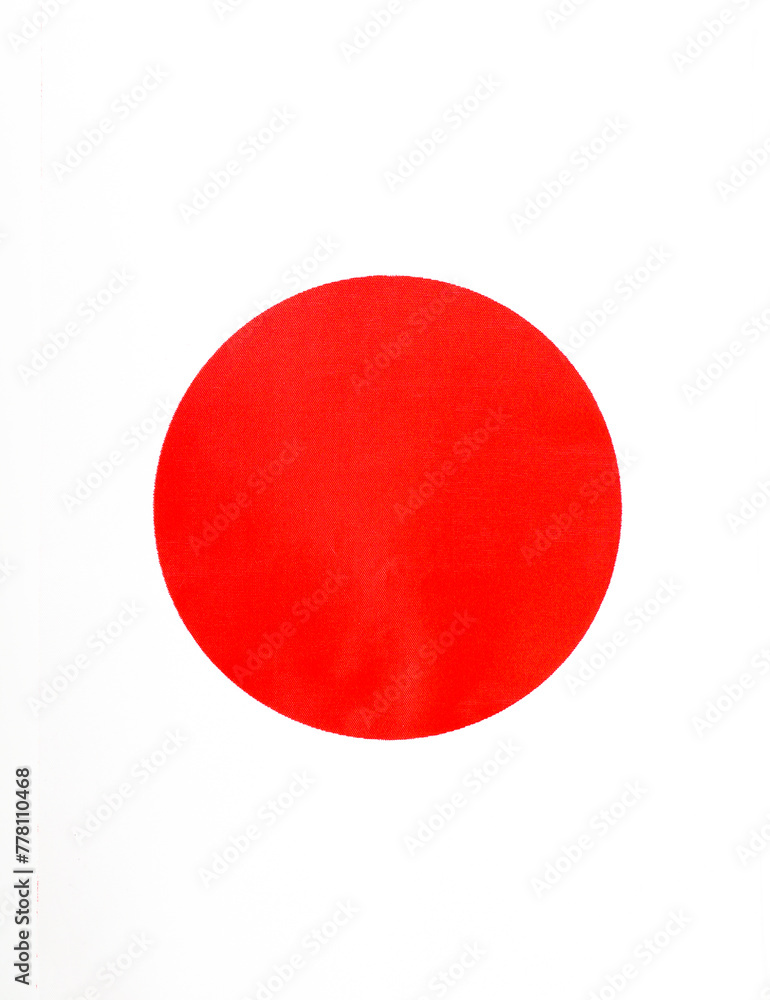 Red circle on a white background (national flag of Japan) Red circle on a white background (national flag of Japan)