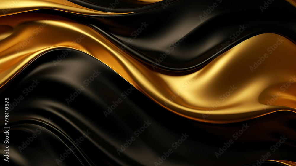 A liquid gold texture flowing seamlessly against a dark, matte background. A liquid gold texture flowing seamlessly against a dark, matte background.
