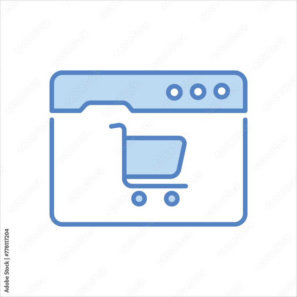 E-commerce Icon editable stock vector icon E-commerce Icon editable stock vector icon