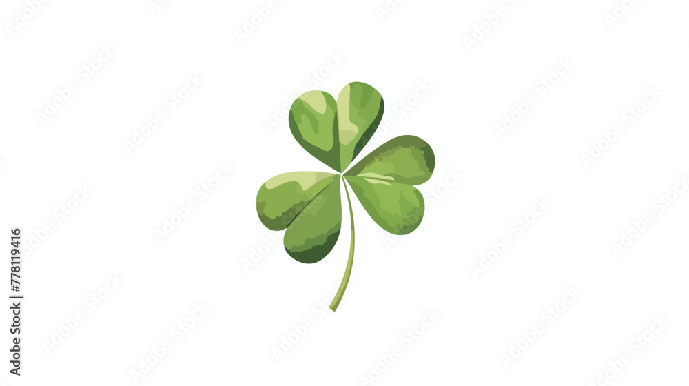 Leaf clover sign icon.saint patrick symbol.design illustration