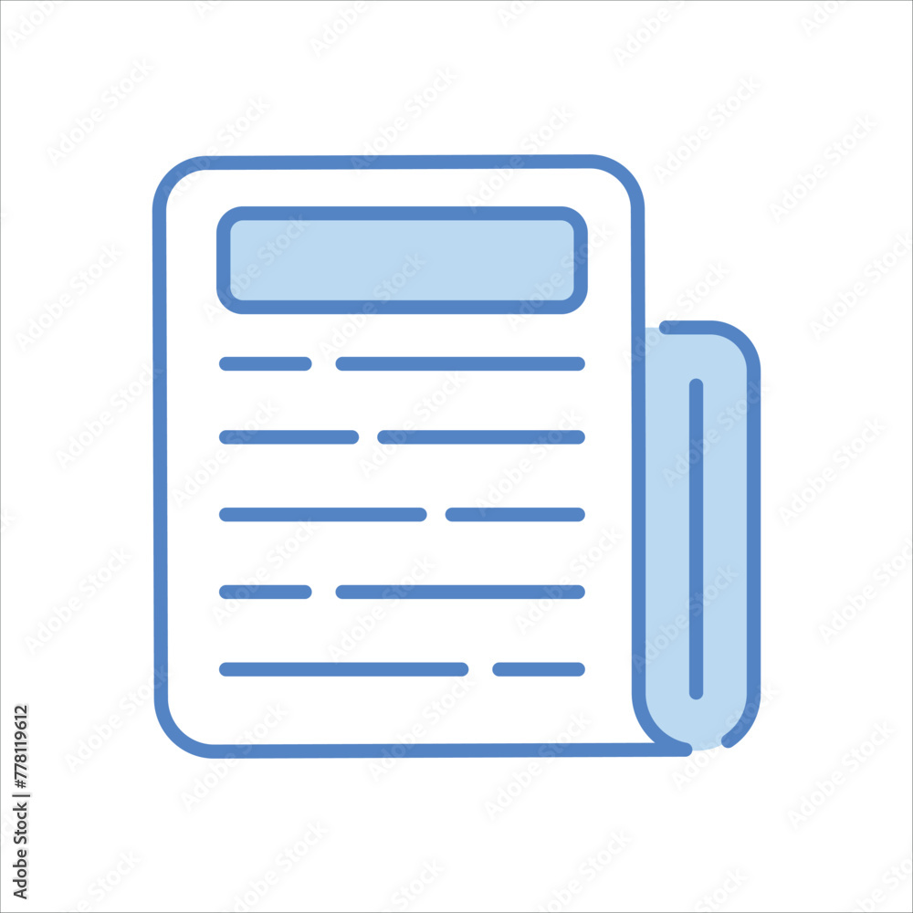 News Icon editable stock vector icon News Icon editable stock vector icon